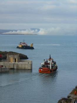 Storm gate arriving on Cape Clear Island